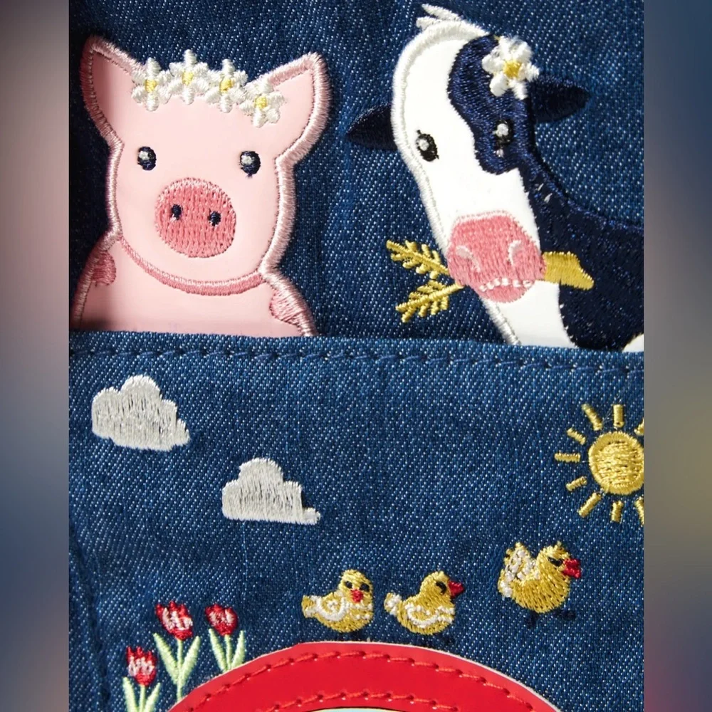 2021 Gymboree “Farming Friends” Embroidered Tote Bag